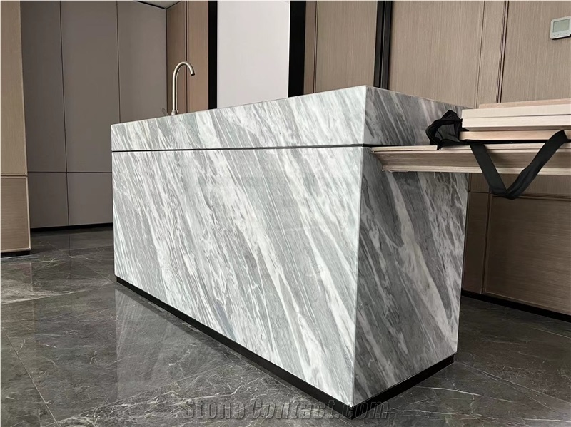 Italy Calacatta Ondulato  Marble  Countertop Polished