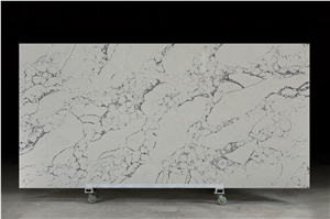 China Supplier Quartz Stone Slab White Artificial Tiles