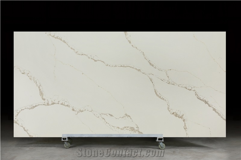 Engineered/Manmade Stone Quartz Slab Calacatta Series