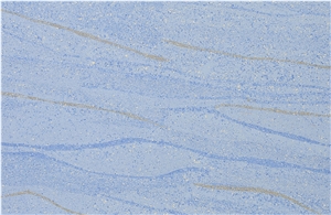 New Design Calacatta Blue Quartz Tiles