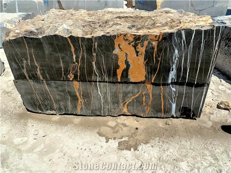 Sahara Noir Marble Blocks