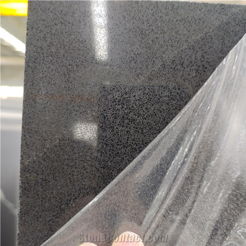 Cut To Size Polished Calacatta Grey Quartz Slabs For Floor