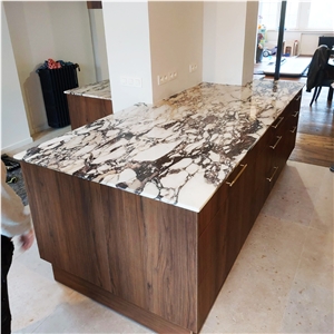 18Mm Calacatta Violet Marble  For Kitchen Countertop