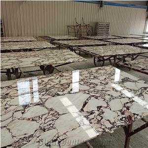 18Mm Calacatta Violet Marble  For Kitchen Countertop