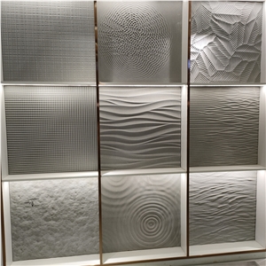 3D CNC Sculpture Grey Sandstone For Interior Room Wall 3D CNC Sculpture Grey Sandstone For Interior Room Wall