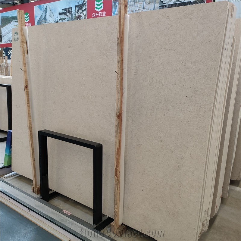 Beautiful Smooth Portuguese Beige Limestone  For Paving