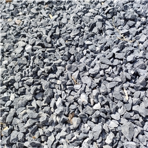 Black Small Irregularity Crushed Stone For Garden Decoration