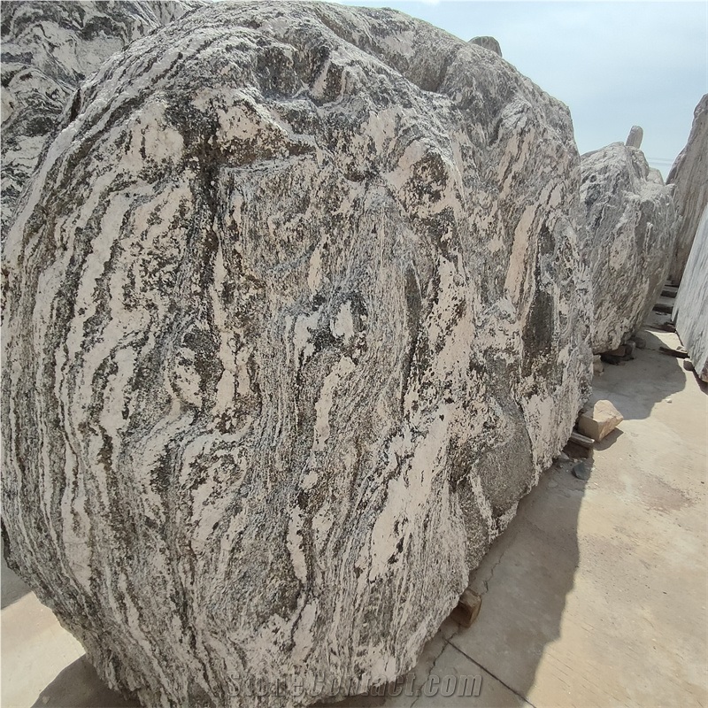 Black Stone For Garden Omaments  Landscape Stone