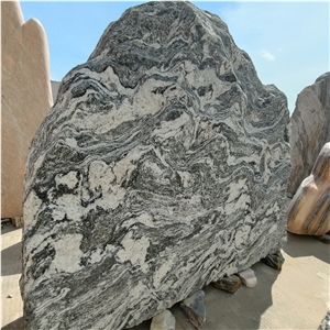 Black Stone For Garden Omaments  Landscape Stone