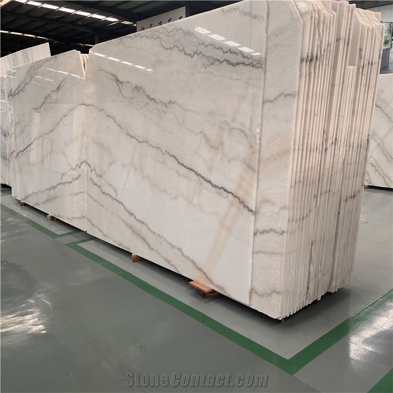 China Guangxi White Marble Slabs For Wall And Floor Design
