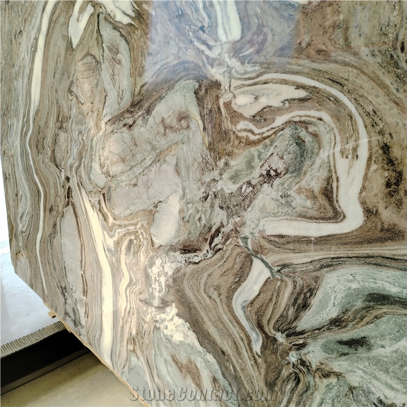 Customize Exclusive River Storm Quartzite Slabs For House