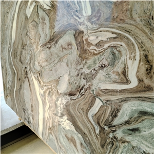 Customize Exclusive River Storm Quartzite Slabs For House