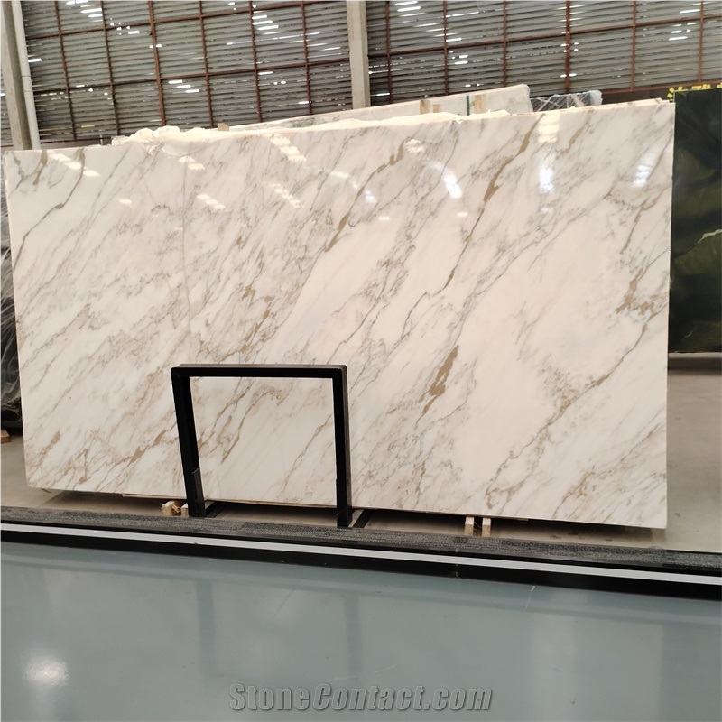 Customize Superior Gold Drop Marble Slab For Restaurant Wall