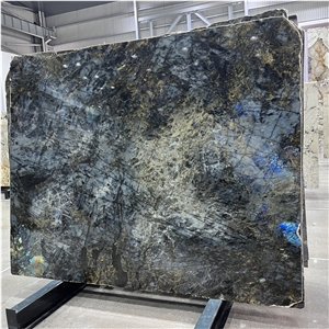 Exotic Stone Labradorite Blue Granite Slabs For Flooring