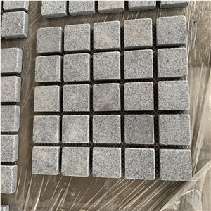 Factory Price Grey Granite Cube Paving Stone For Outdoor