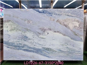 Good Price Beautiful Blue Crystal Marble Slabs For Wall Tile