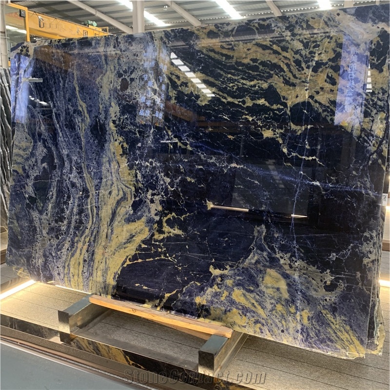 Luxury Azul Bahia Blue Granite Slabs For Wall Decoration
