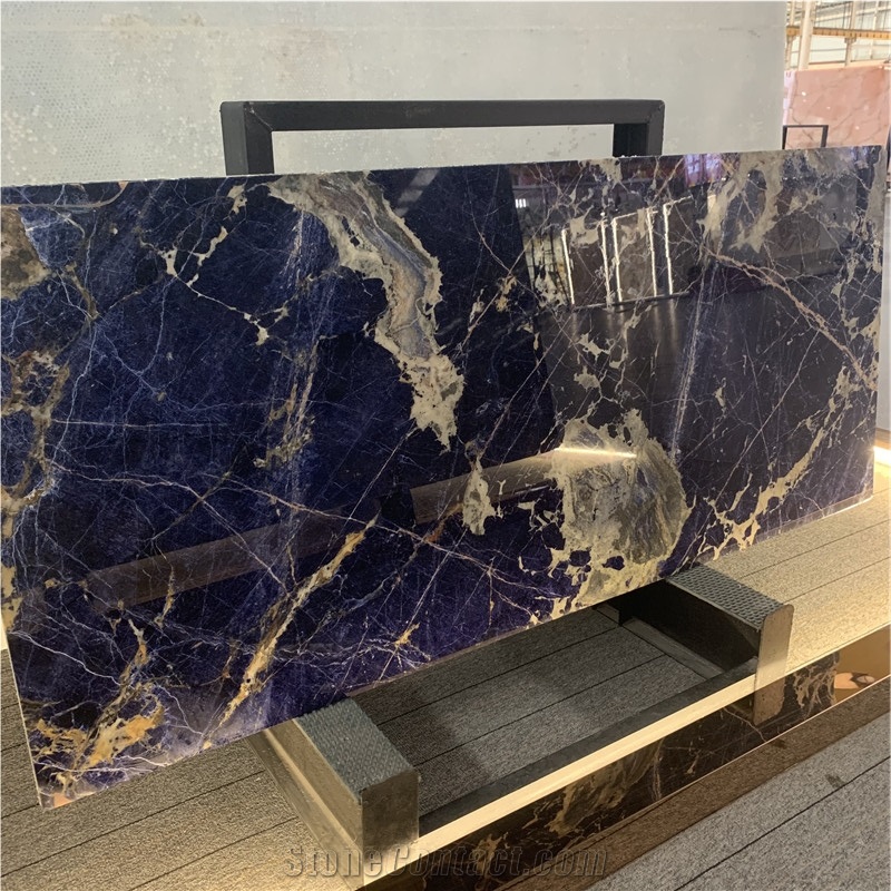 Luxury Azul Bahia Blue Granite Slabs For Wall Decoration