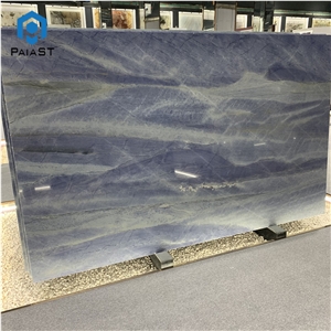Natural Luxury Azul Macaubas Quartzite Slabs For Projects