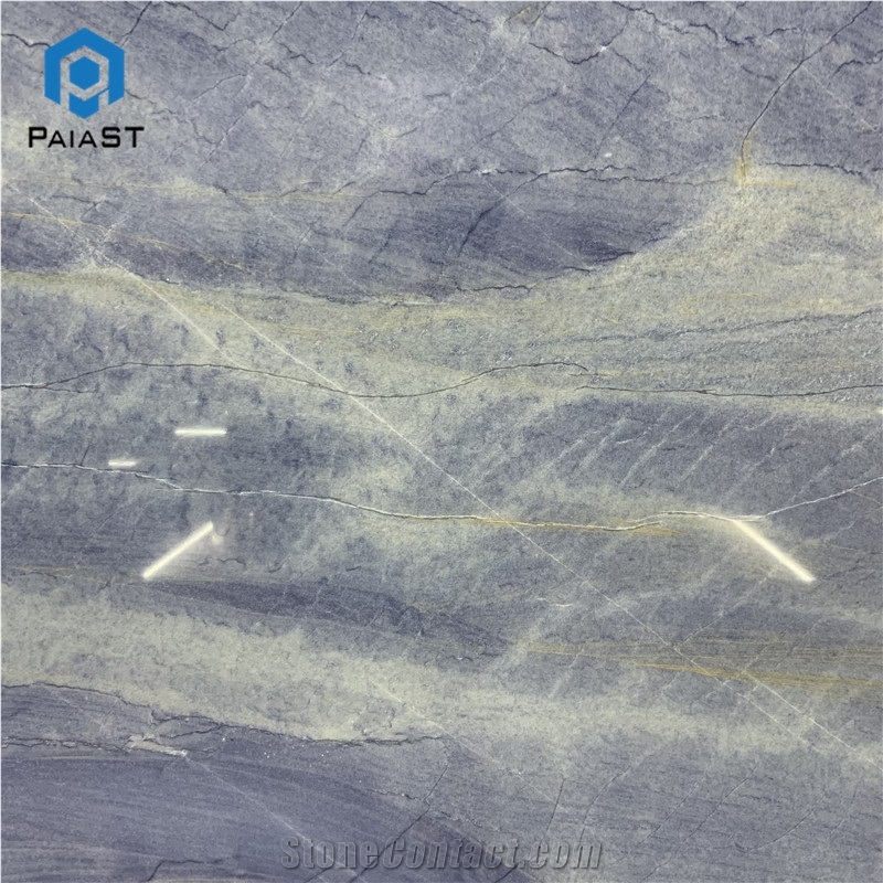 Natural Luxury Azul Macaubas Quartzite Slabs For Projects