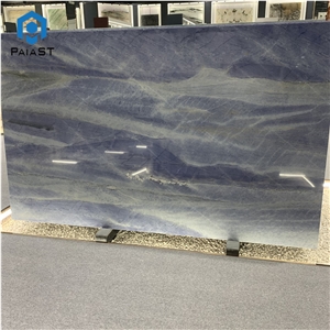 Natural Luxury Azul Macaubas Quartzite Slabs For Projects