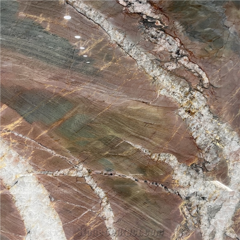 Natural Luxury Volupia Quartzite Slabs For Background Decor