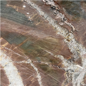 Natural Luxury Volupia Quartzite Slabs For Background Decor