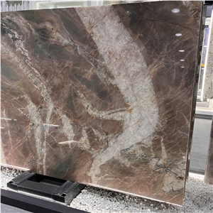 Natural Luxury Volupia Quartzite Slabs For Background Decor