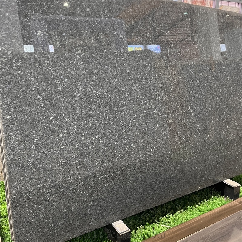 Natural Polished Blue Pearl Granite Slabs For Wall Cladding
