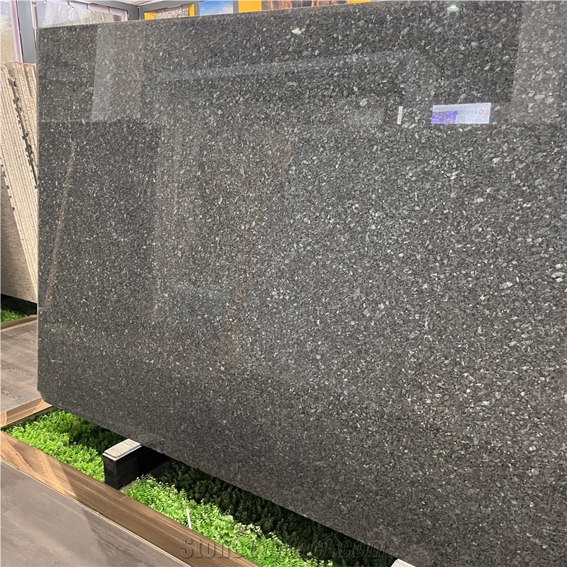 Natural Polished Blue Pearl Granite Slabs For Wall Cladding