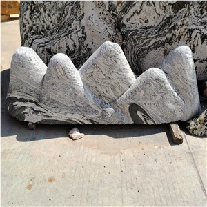 Natural Small Size Mount Tai Rockery For Garden Ornaments