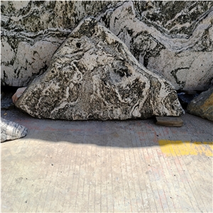 Natural Small Size Mount Tai Rockery For Garden Ornaments