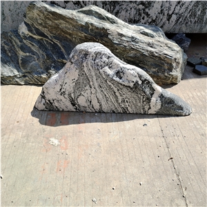 Natural Small Size Mount Tai Rockery For Garden Ornaments