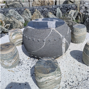 Nature Outdoor Stone Furniture  For Exterior Table