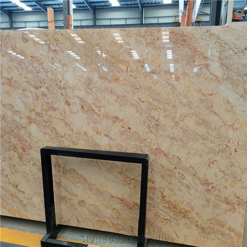 New Product Polishing Golden Rose Marble For Floor Tiles