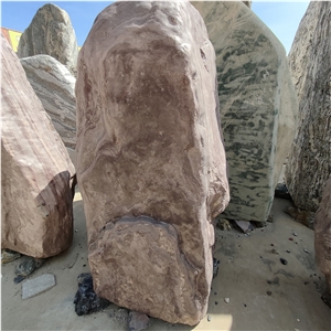 Purple Landscape Stone For Home And Hotel Space Design