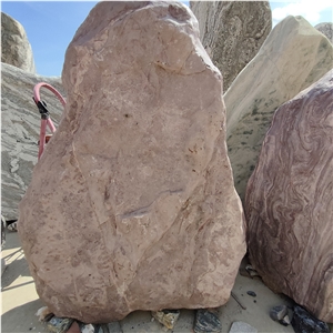 Purple Landscape Stone For Home And Hotel Space Design