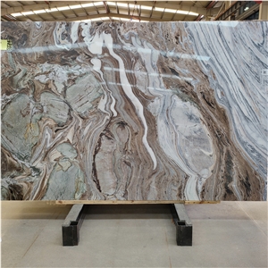 River Dance Quartzite Slabs   For Bathroom Wall