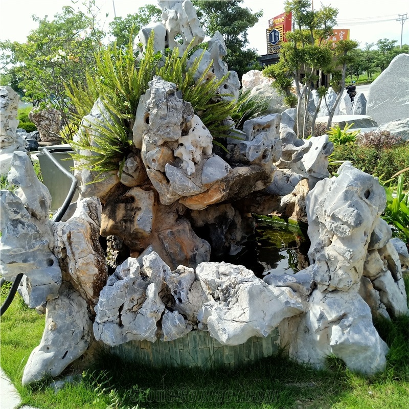 Taihu Lake Stone For Garden Rockery Decoration