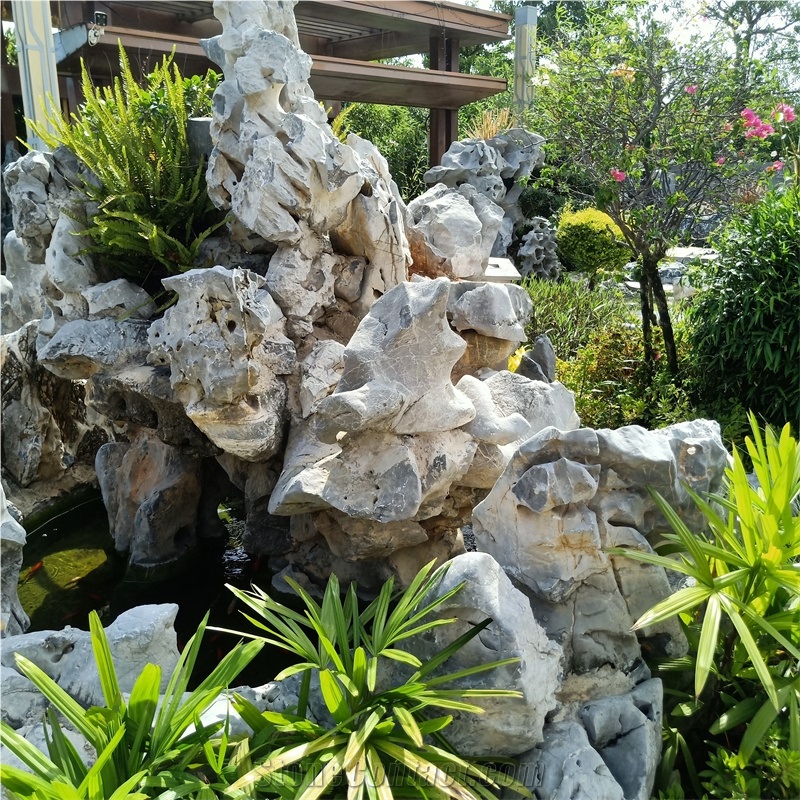 Taihu Lake Stone For Garden Rockery Decoration