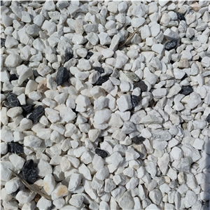 White Small  Gravel For Yard Landscape Stone