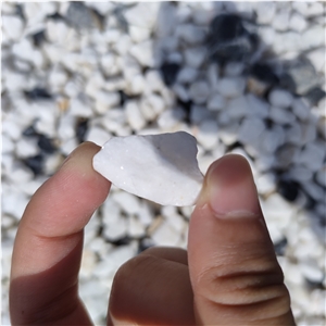 White Small  Gravel For Yard Landscape Stone