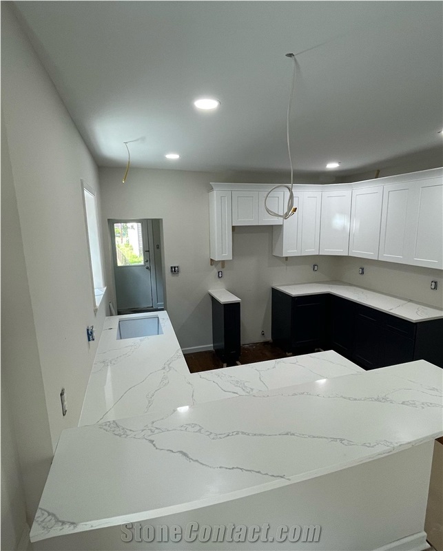 Calacatta Tuscany Engineered Quartz Stone Slabs