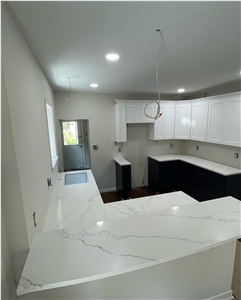 Calacatta Tuscany Engineered Quartz Stone Slabs