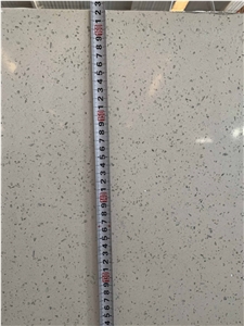 Diamond White A1200 White Star Quartz Stone Big Slabs
