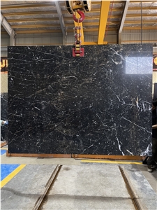 Golden Black Marble Slabs