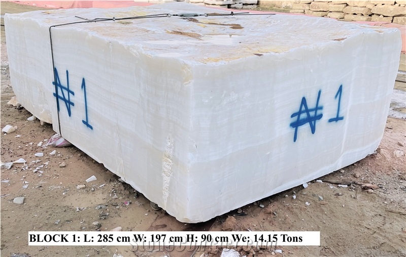 Super White Onyx Blocks