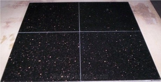 Black Galaxy Granite Tiles & Slabs