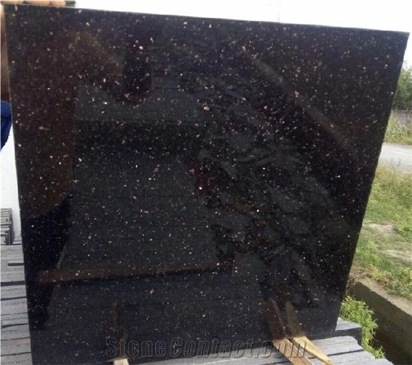 Black Galaxy Granite Tiles & Slabs