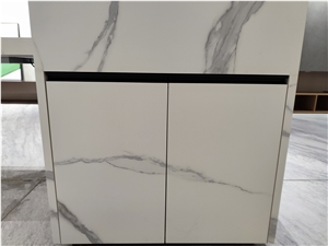 Infiniti White Sintered Stone Island Top